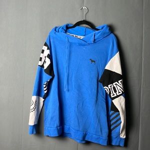 Blue Victoria Secret Pink Sweatshirt with pockets